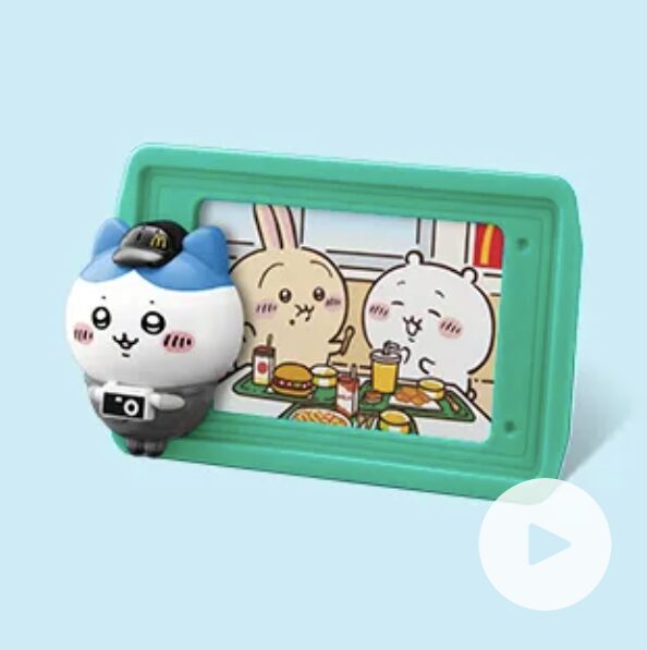 ハチワレのハッピーセットトレイフォトフレーム